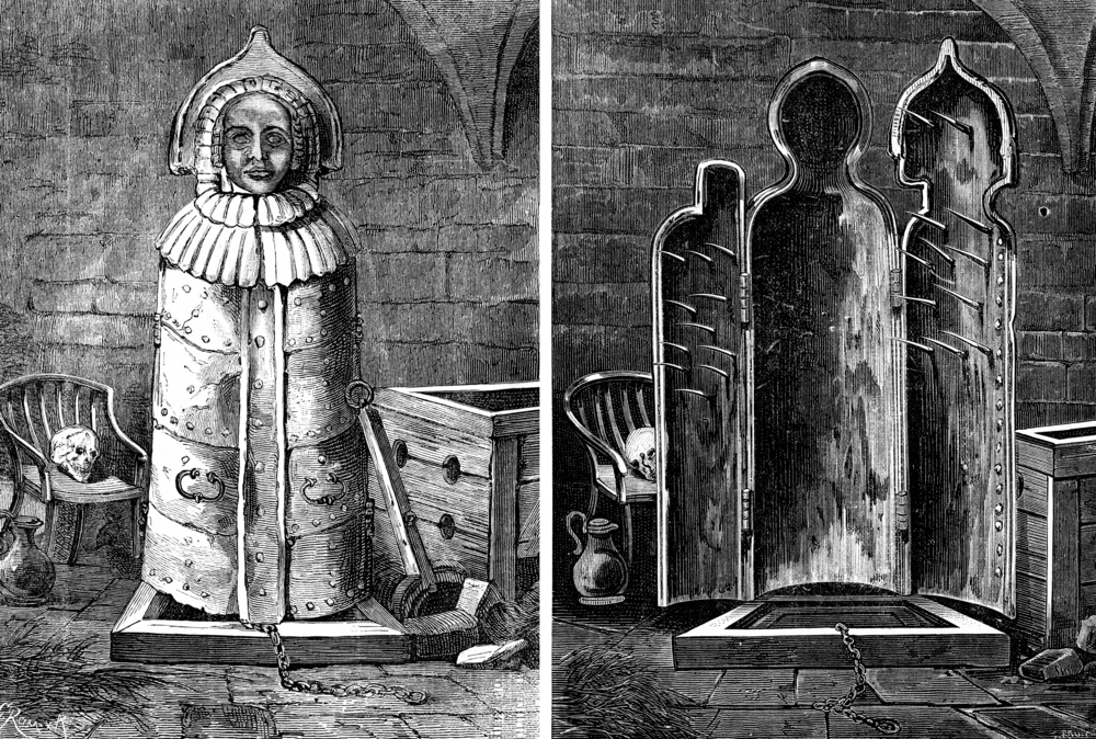 What is the truth behind the usage of the iron maidens?
