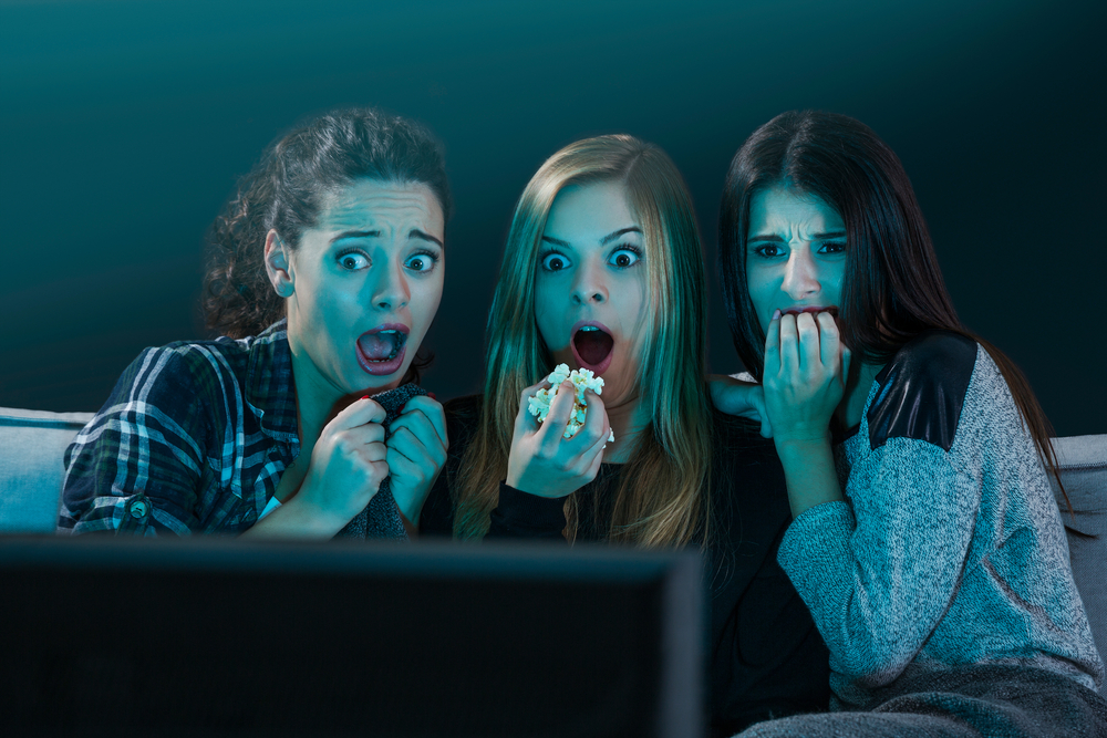 Can you get a blood clot from watching a scary movie?