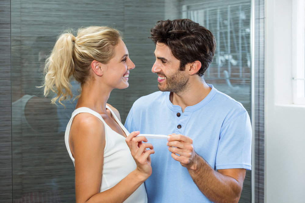 Is it possible for a man to test positive in a pregnancy test?